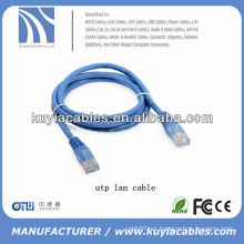 Azul UTP ftp Lan Cable de red cat6 4pairs 24awg lan cable 1m 2m 3m 5m 10m 20m